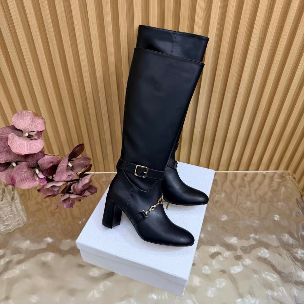 Dior 2026 Diorly Boot Black Shiny Calfskin