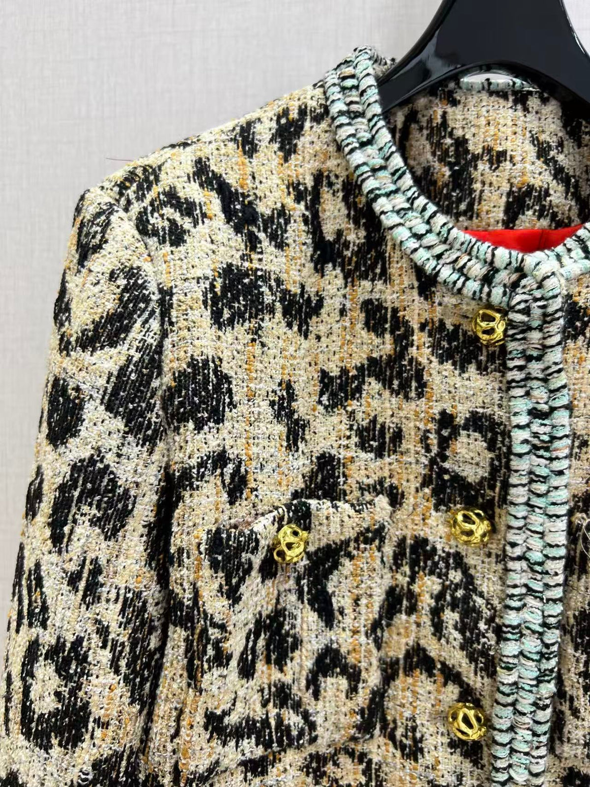Chanel 2026 Leopard-Print Coat Jacket Tweed
