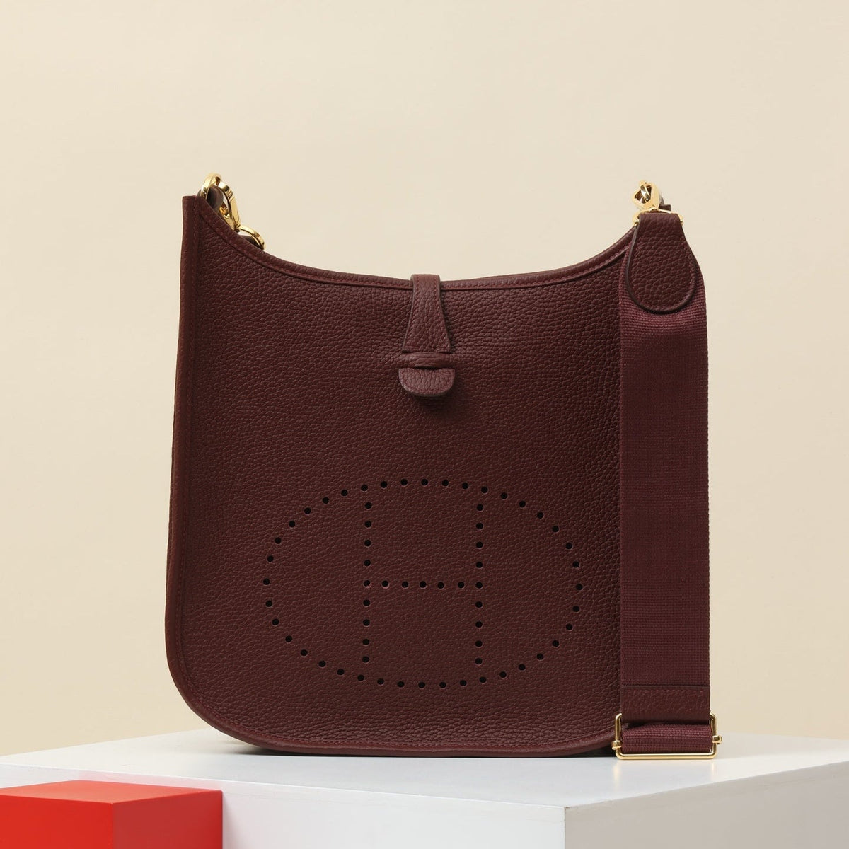 High-end Hermes 2026 Evelyne 30cm Clemence Calfskin