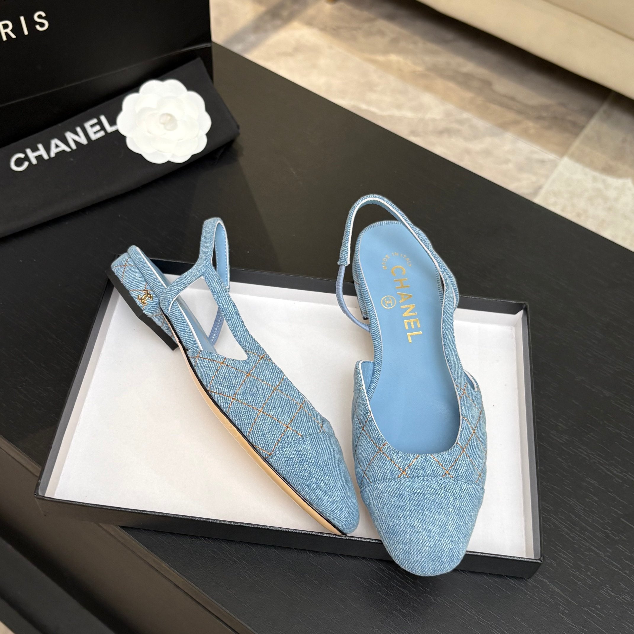 Chanel 2026 Shoe Denim Suede Sheepskin 958004