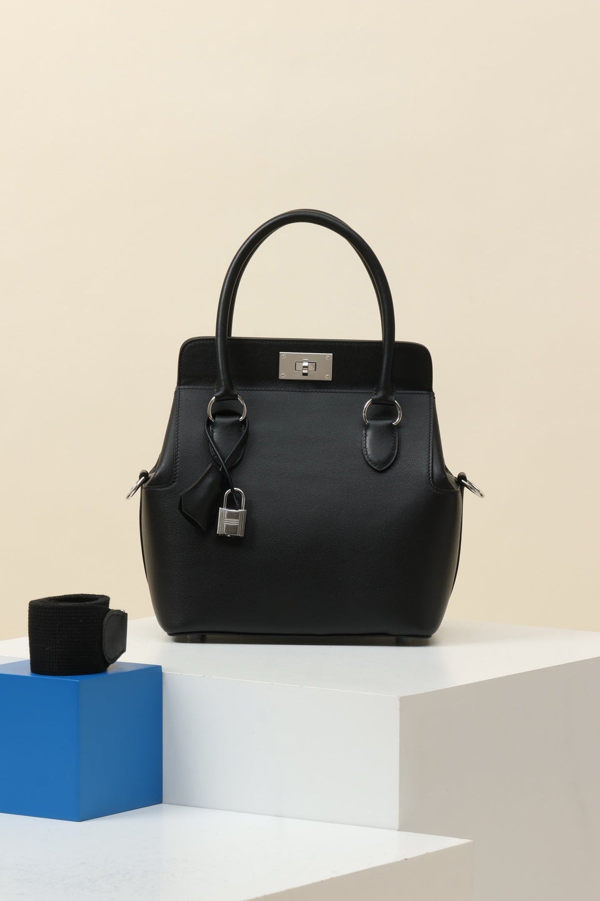 High-end Hermes 2026 Toolbox Bag 21cm Swift Leather