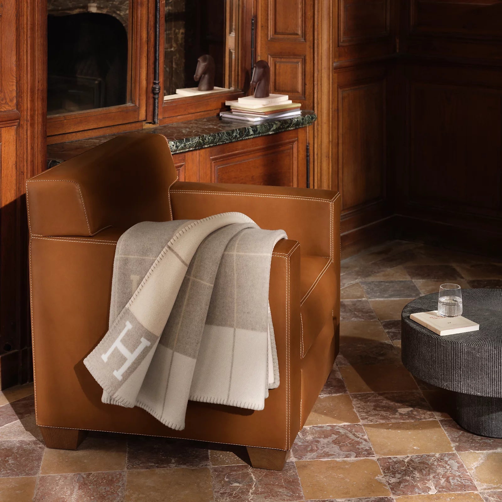 Hermes Avalon Blanket Wool Cashmere