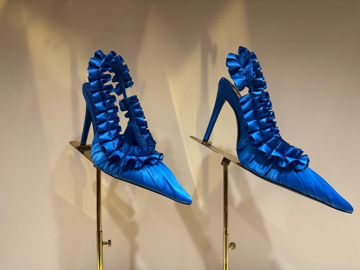 YSL 2026 Madeleine Slingback 110mm Silk Leather