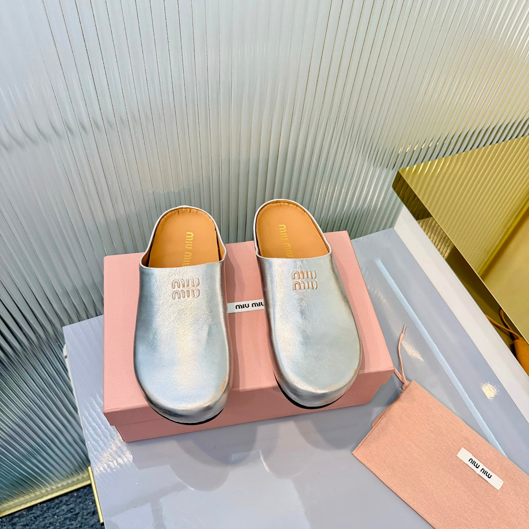 Miumiu 2026 Palisander Mule Leather 924340
