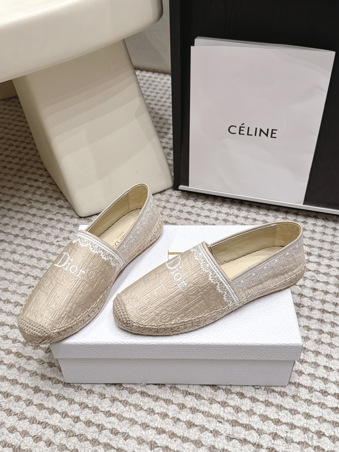 Dior 2026 Embroidered Loafer Canvas 930234