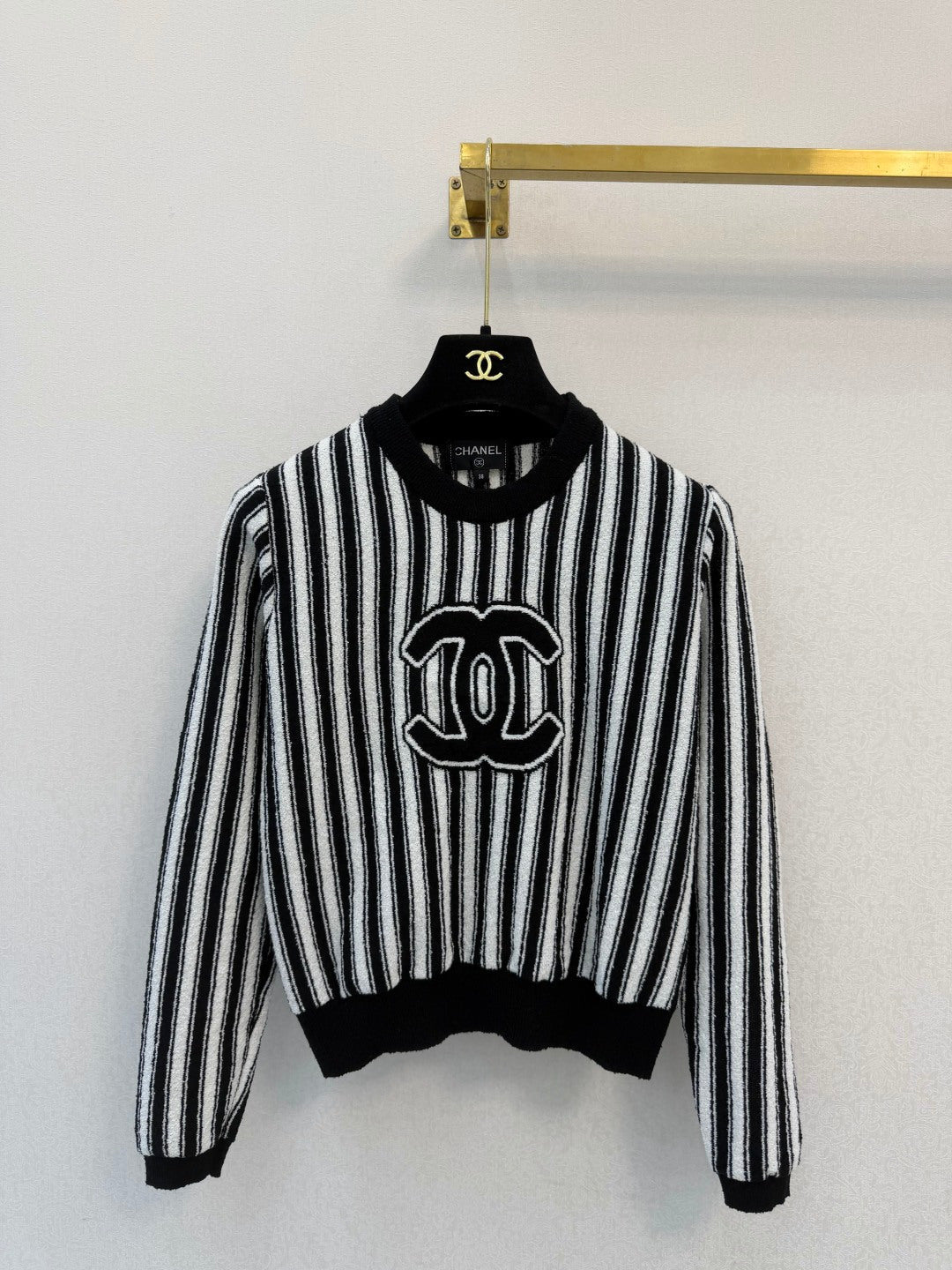 Chanel 2026 Striped Sweater Wool 417561
