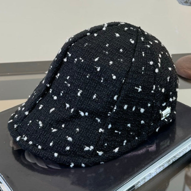 Chanel Tweed Baseball Hat 491578