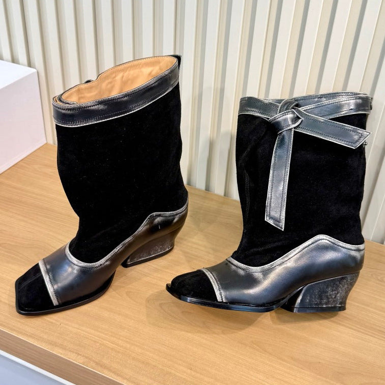Loewe 2026 Belen Ankle Boots Suede Leather 147548