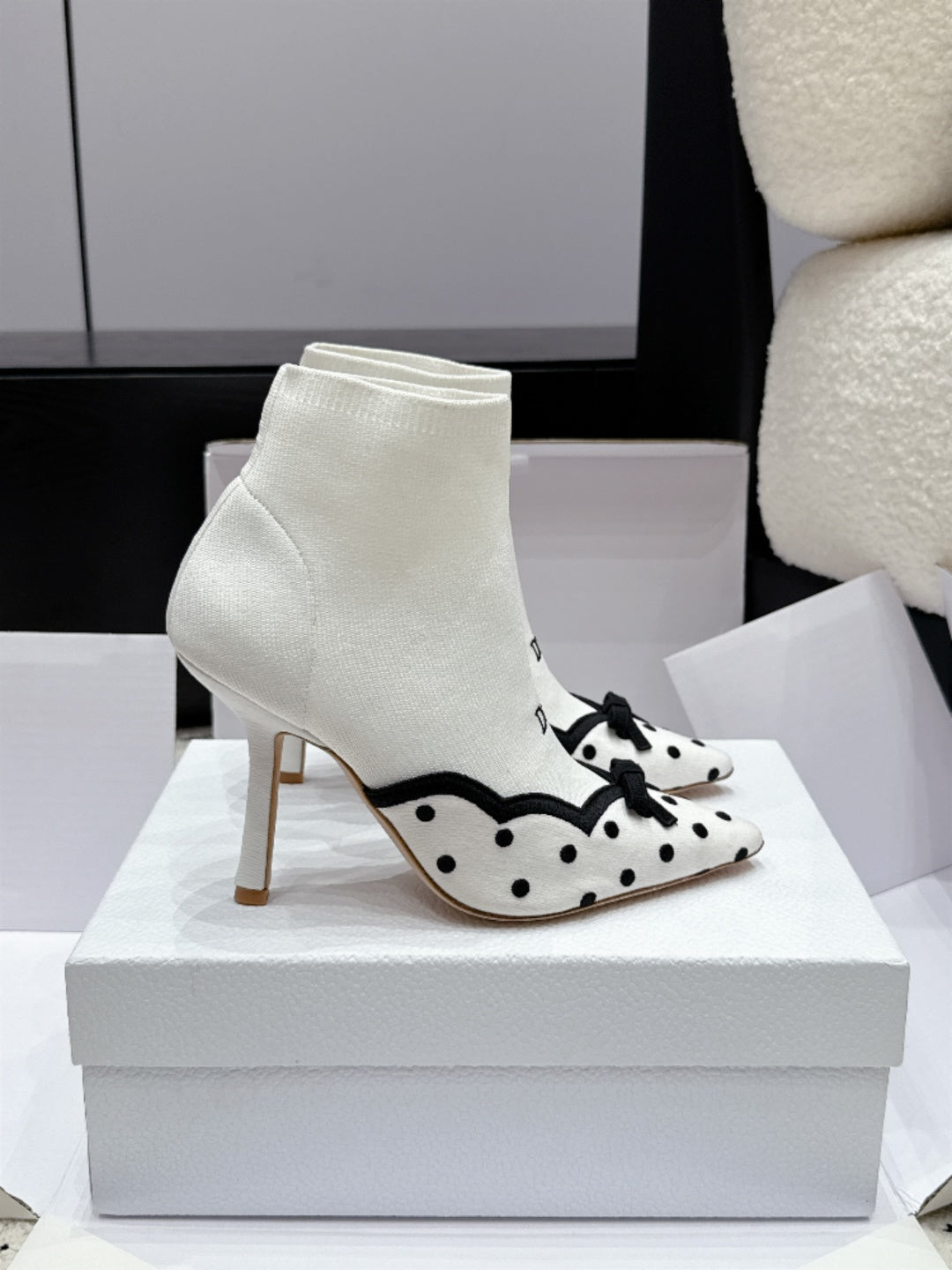 Dior 2026 Romance Ankle Boots 100mm Fabric 139306