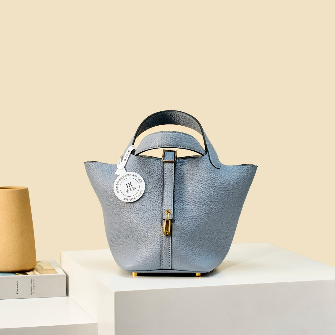 High-end Hermes 2026 Picotin Bag 18cm Taurillon Clemence Leather 2