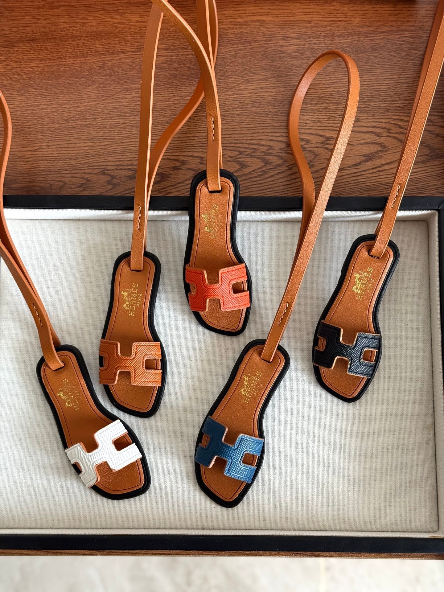 Hermes Oran Nano Charm Leather