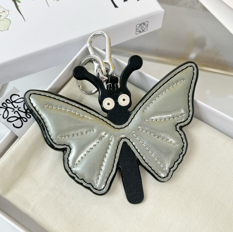 Loewe Butterfly Charm Leather