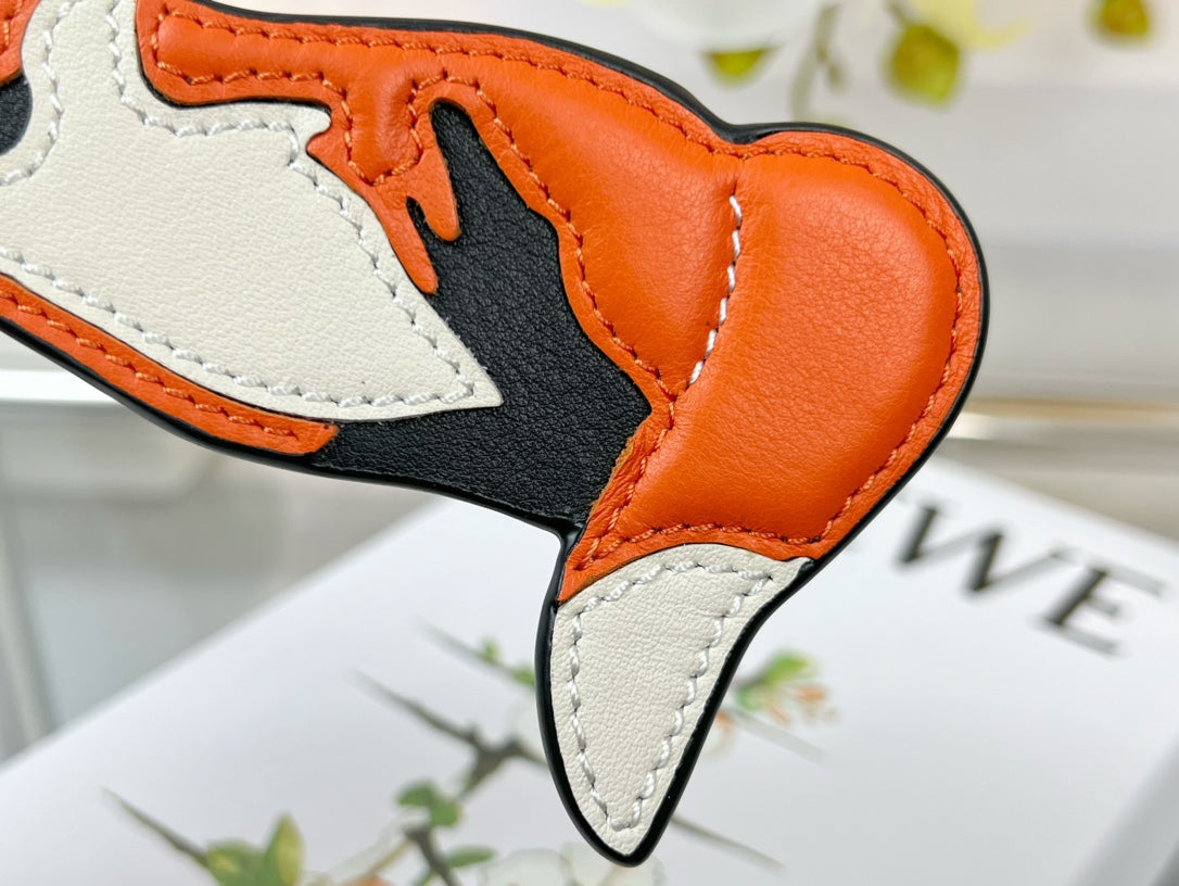 Loewe Fox Charm Leather