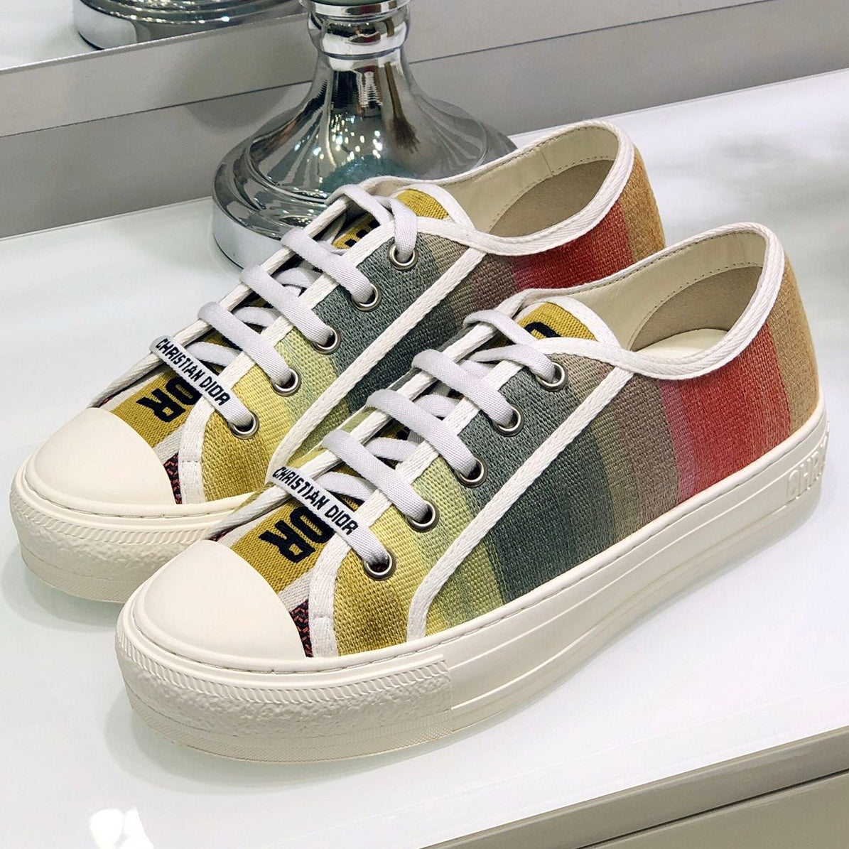 Dior 2026 Walk'n'Dior Low-Top Sneakers Canvas 966707