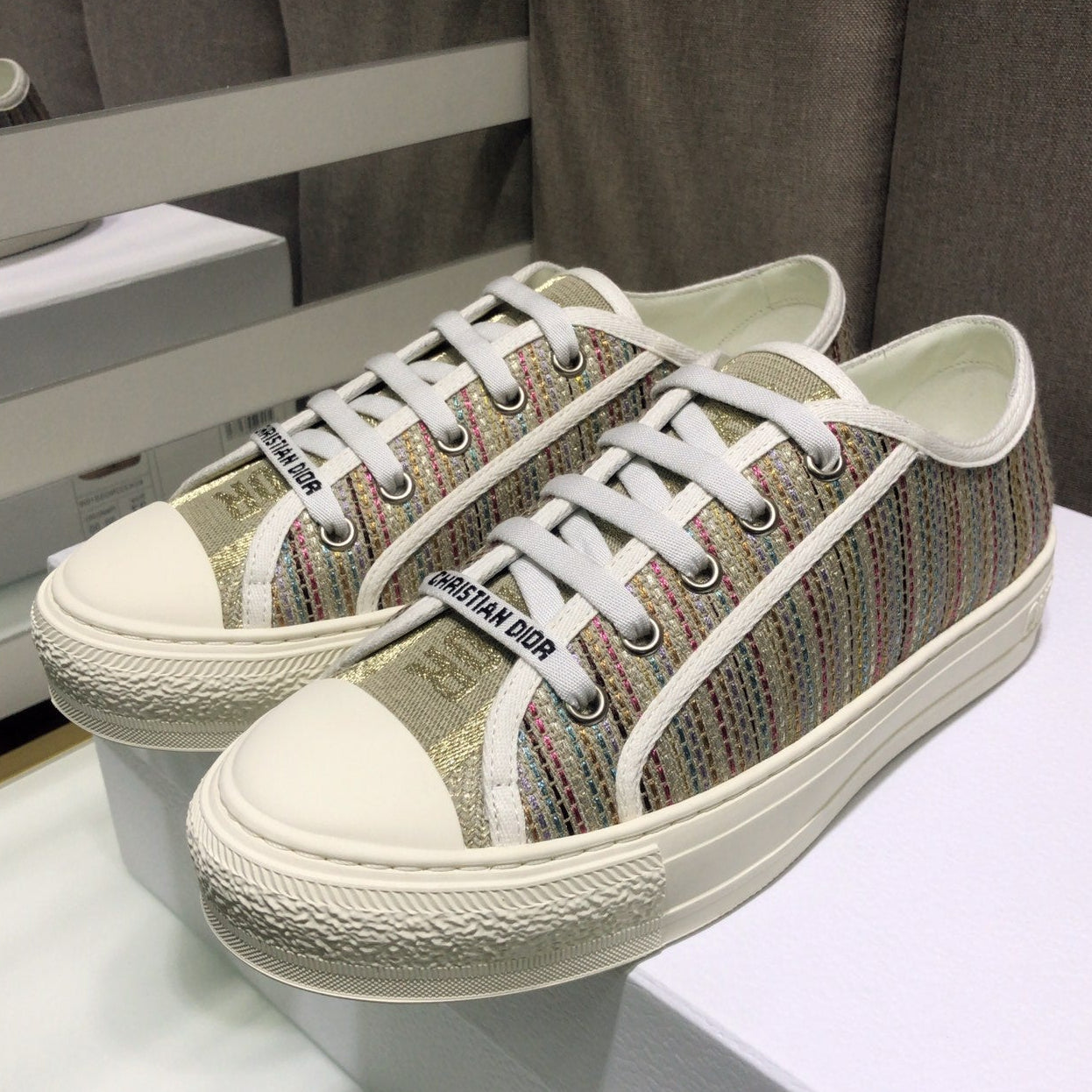 Dior 2026 Walk'n'Dior Sneakers Canvas Lace 966616