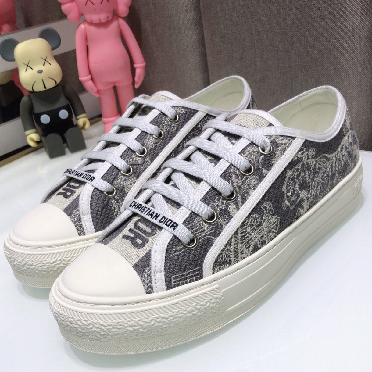 Dior 2026 Walk'n'Dior Sneakers Canvas Lace 966616