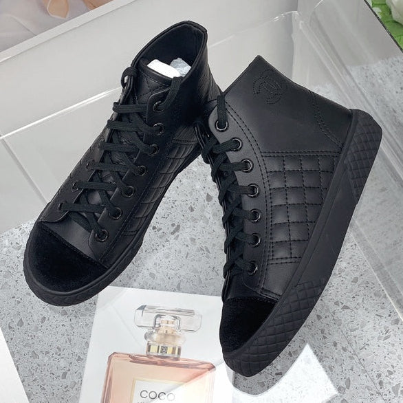 Chanel 2026 Quilted Sneakers Leather 162153