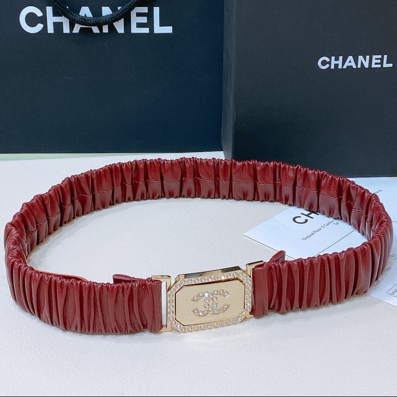 Chanel 2026 Stretchy Belt 30mm Calfskin 208807