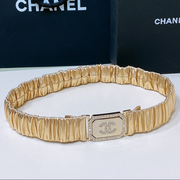Chanel 2026 Stretchy Belt 30mm Calfskin 208807