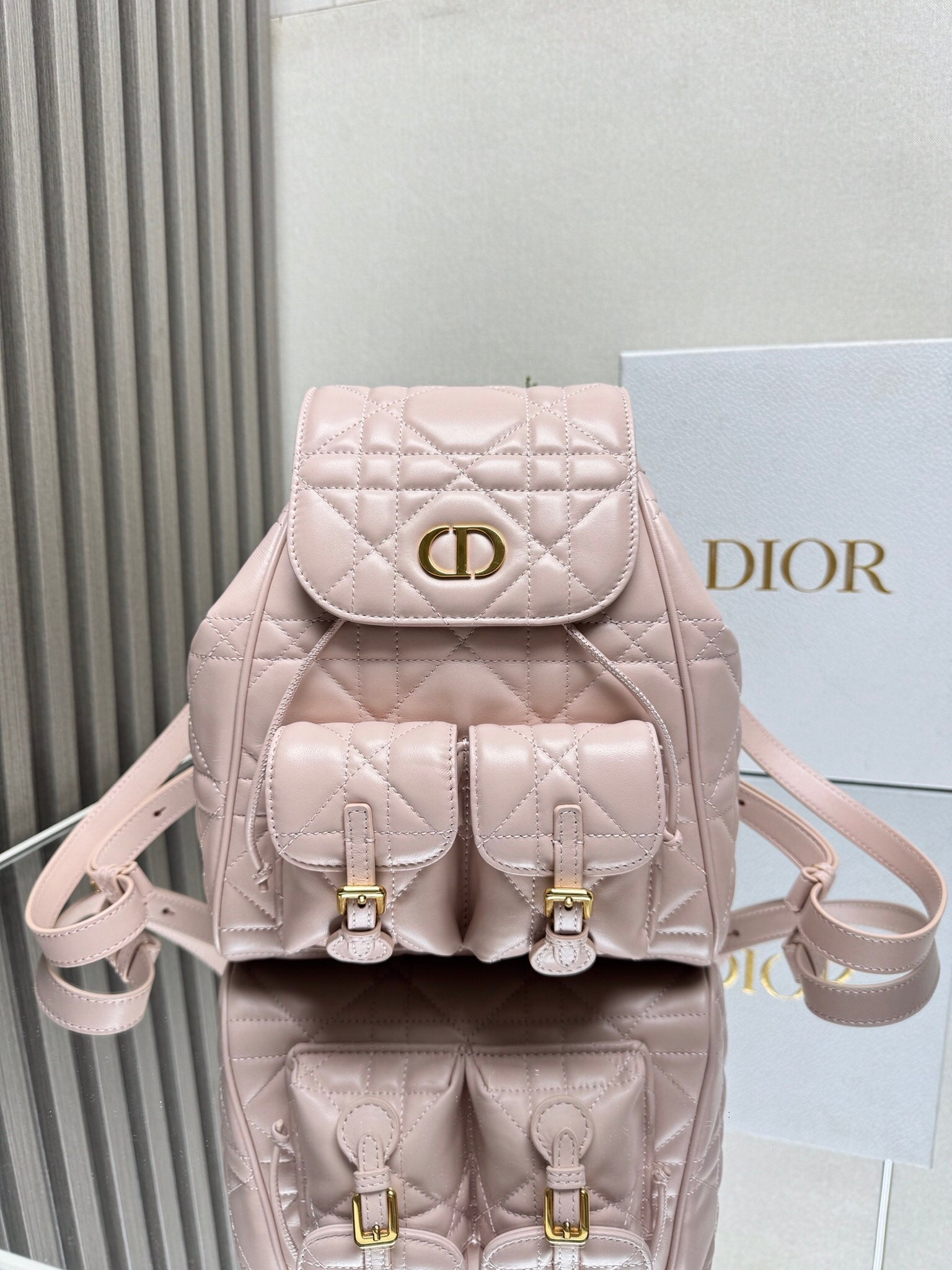 Dior 2026 Caro Backpack Lambskin