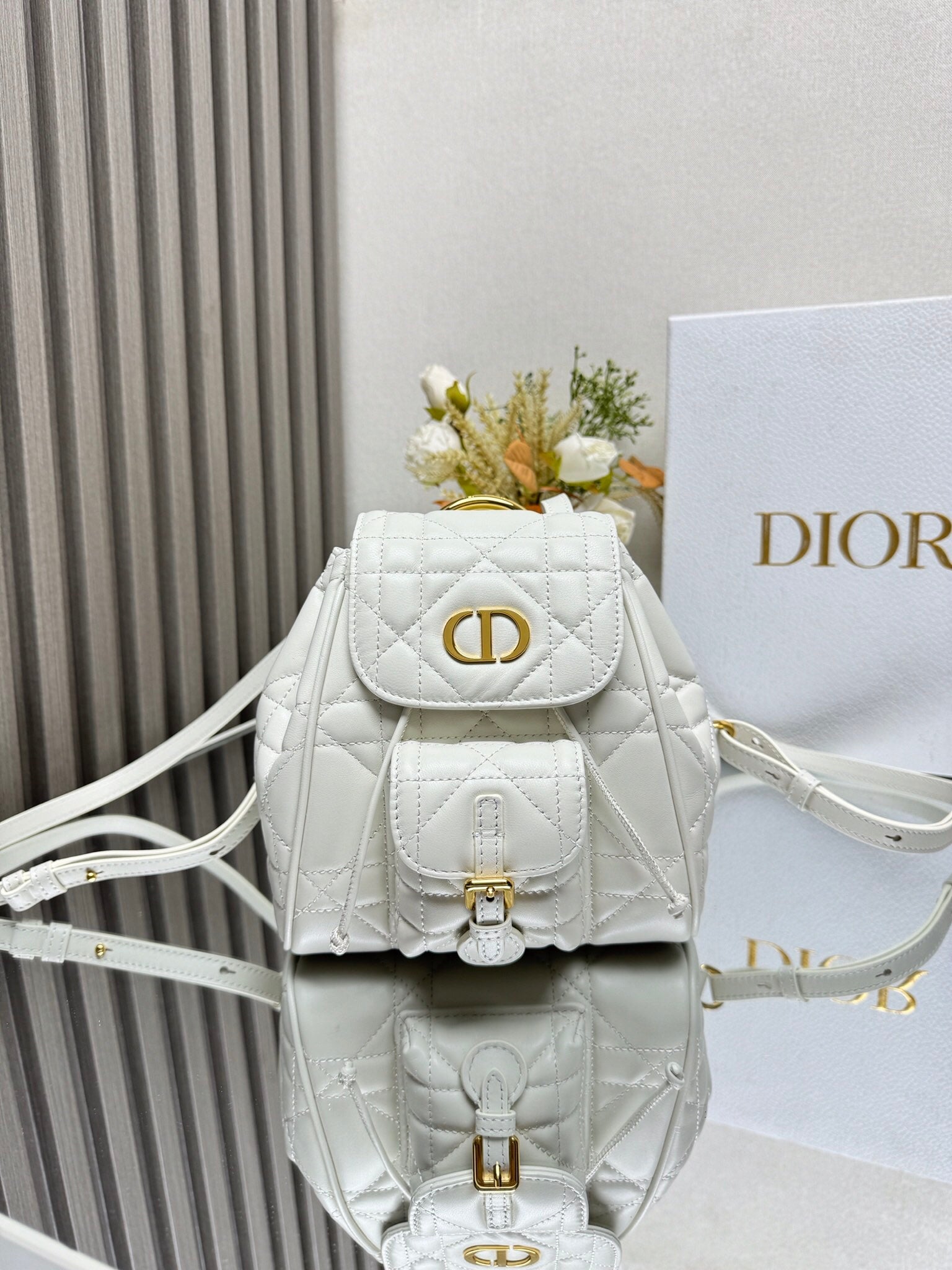 Dior 2026 Caro Backpack Lambskin