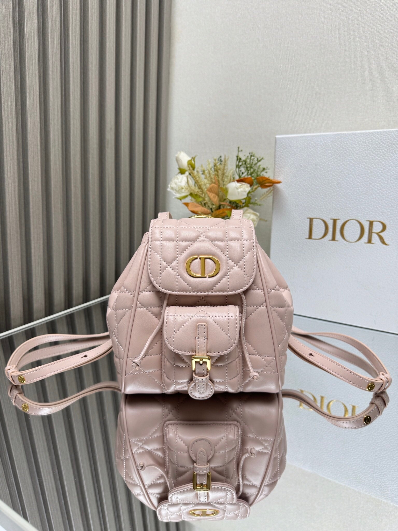 Dior 2026 Caro Backpack Lambskin