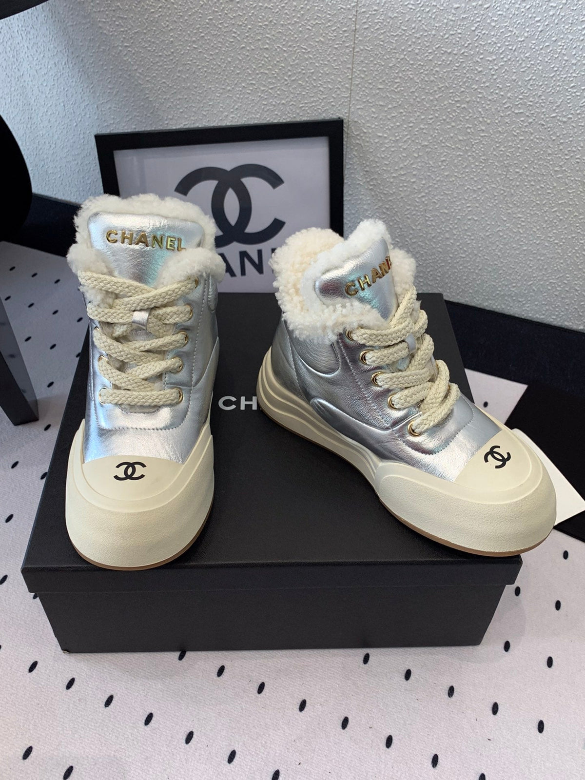 Chanel 2026 Short Boots Wool Leather 189956