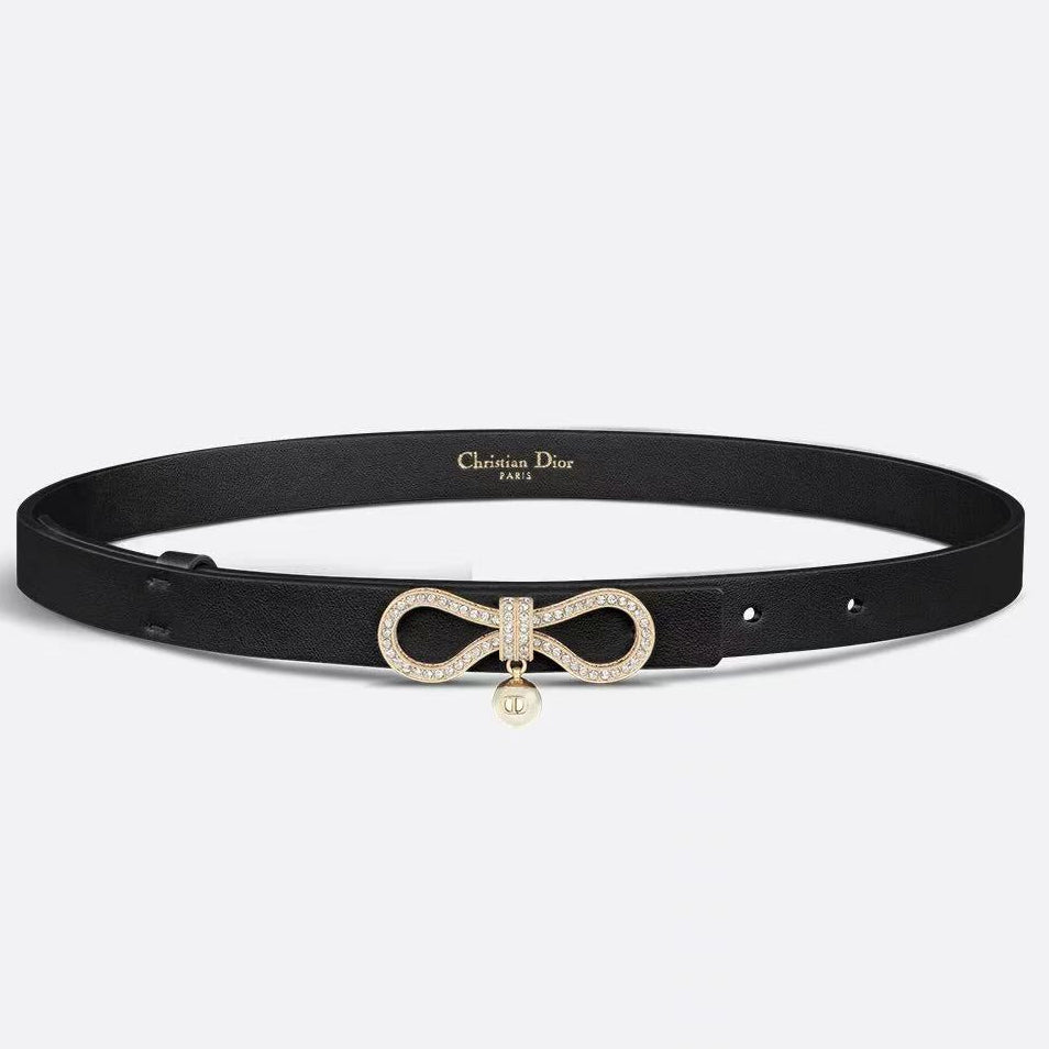 Dior 2026 Le Nœud De Gold Bow Buckle Belt 15mm 184754