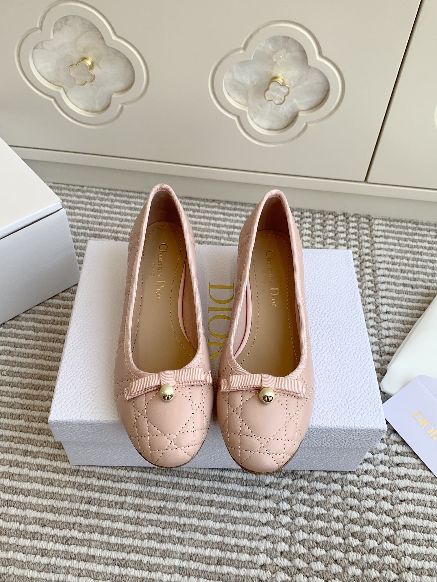 Dior 2026 Bow Pump 30mm Sheepskin 884802