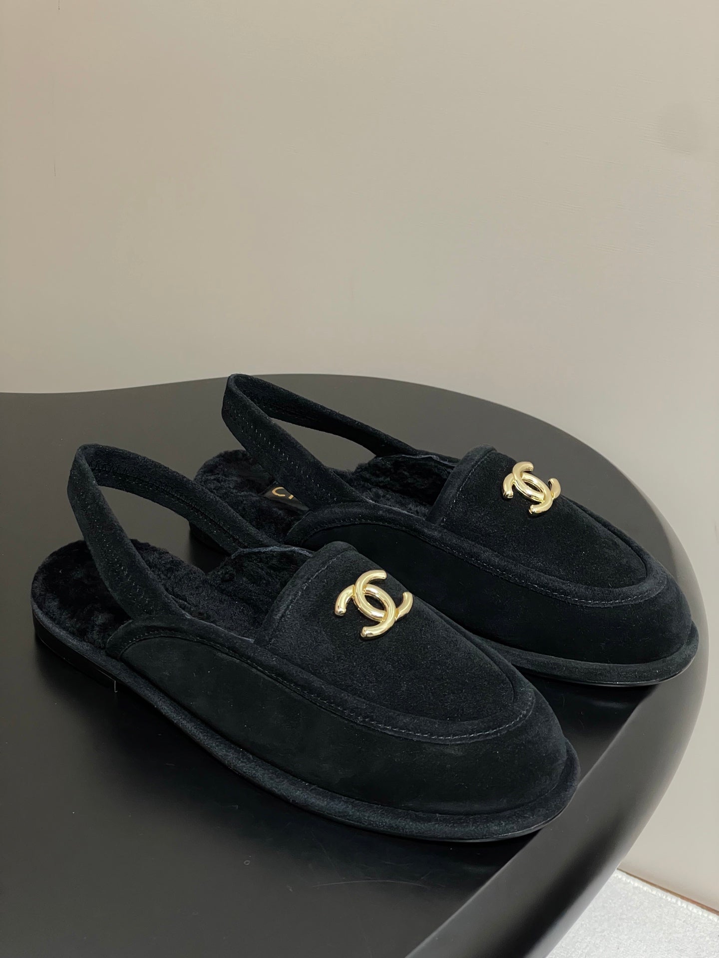 Chanel 2026 Loafer Suede Lambskin Fur 356382