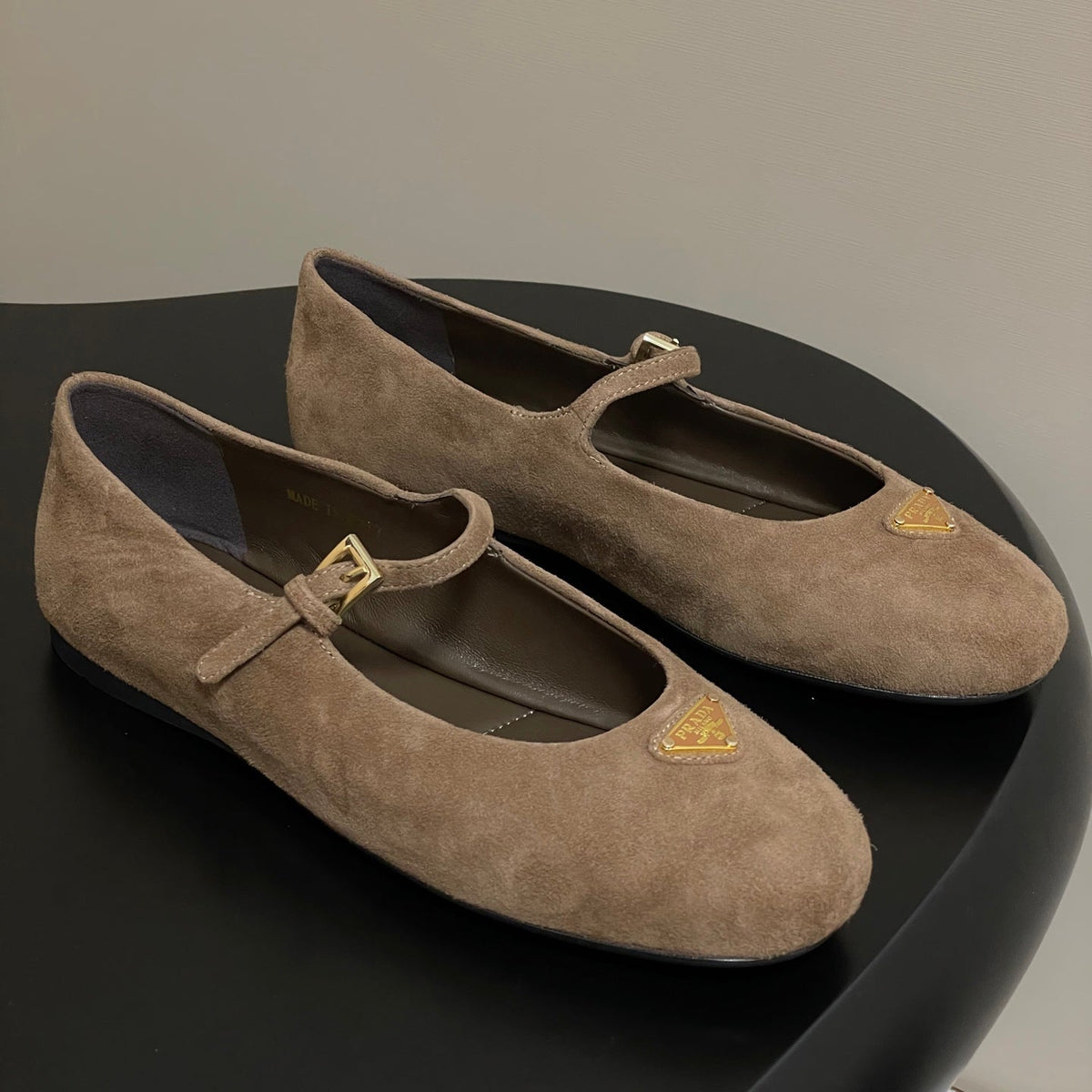 Prada 2026 Ballet Flat Suede Sheepskin 715617