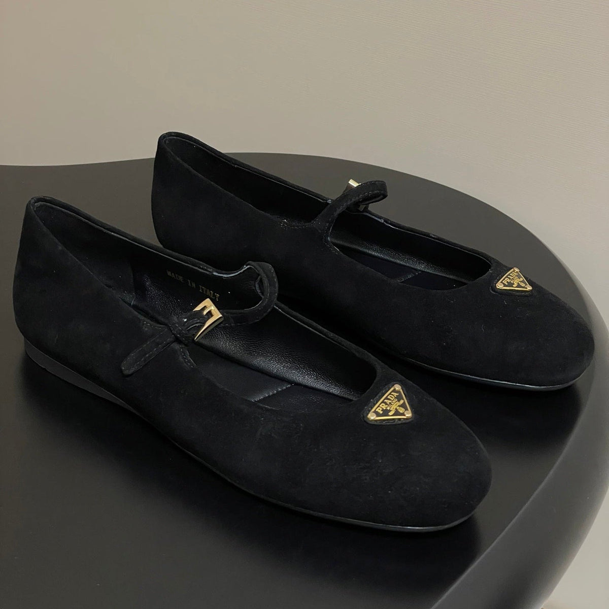 Prada 2026 Ballet Flat Suede Sheepskin 715617