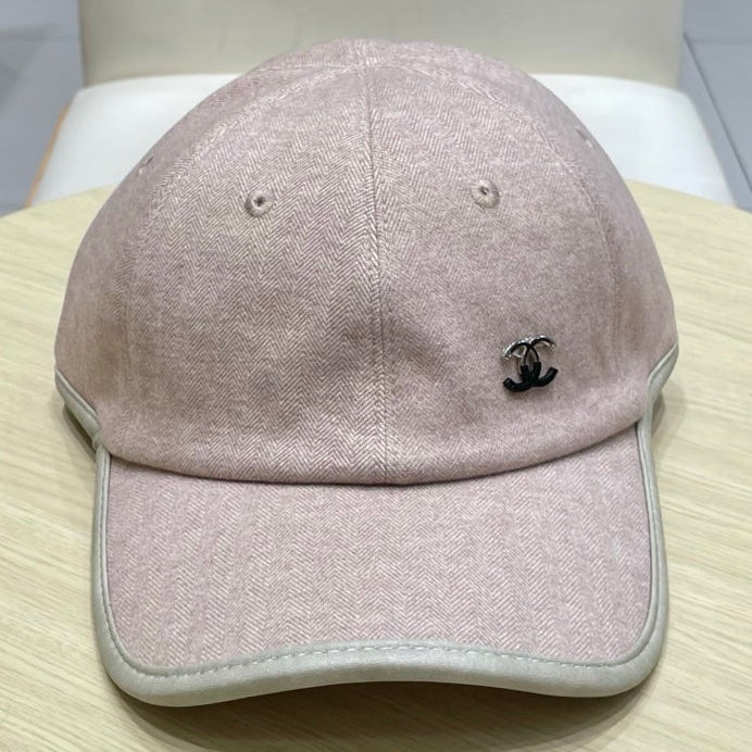 Chanel Felt Baseball Cap Hat 491964
