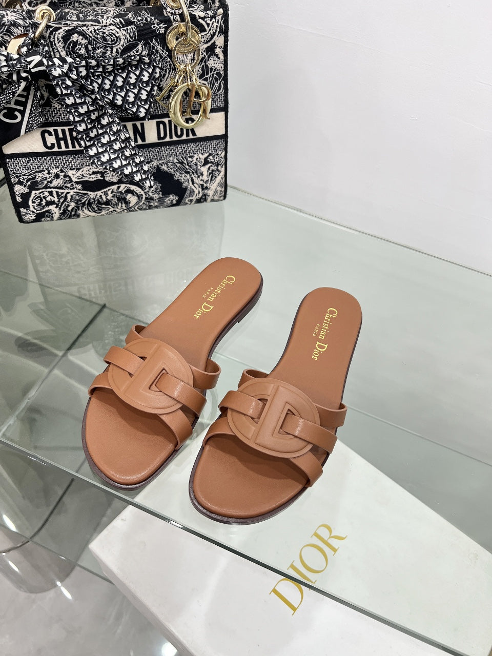 Dior 2026 D-Club Slide Sandal Cowhide 927362