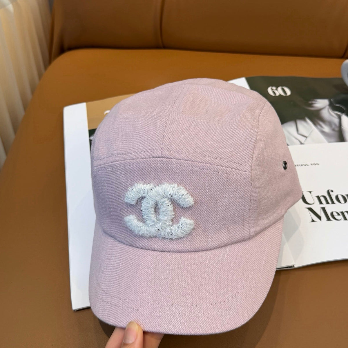 Chanel 3D Embroidered Logo Baseball Cap 229146