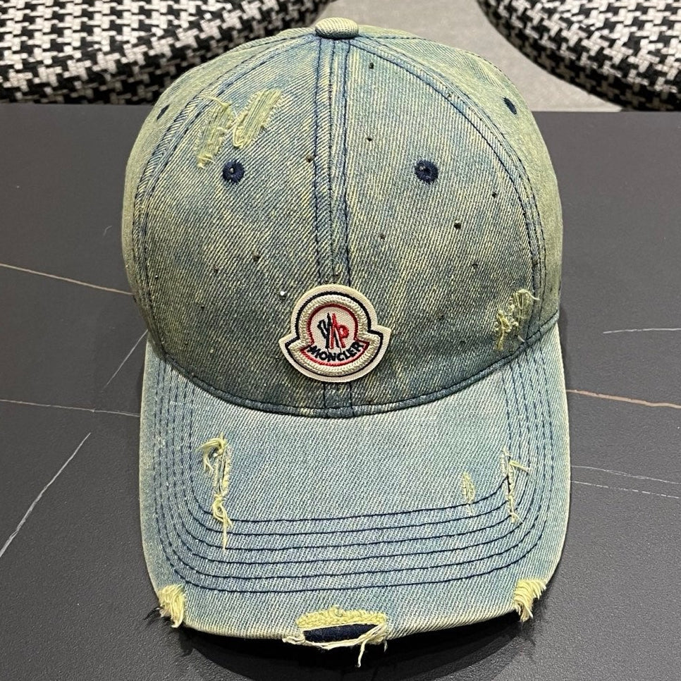 Moncler Denim Baseball Cap Hat 512537