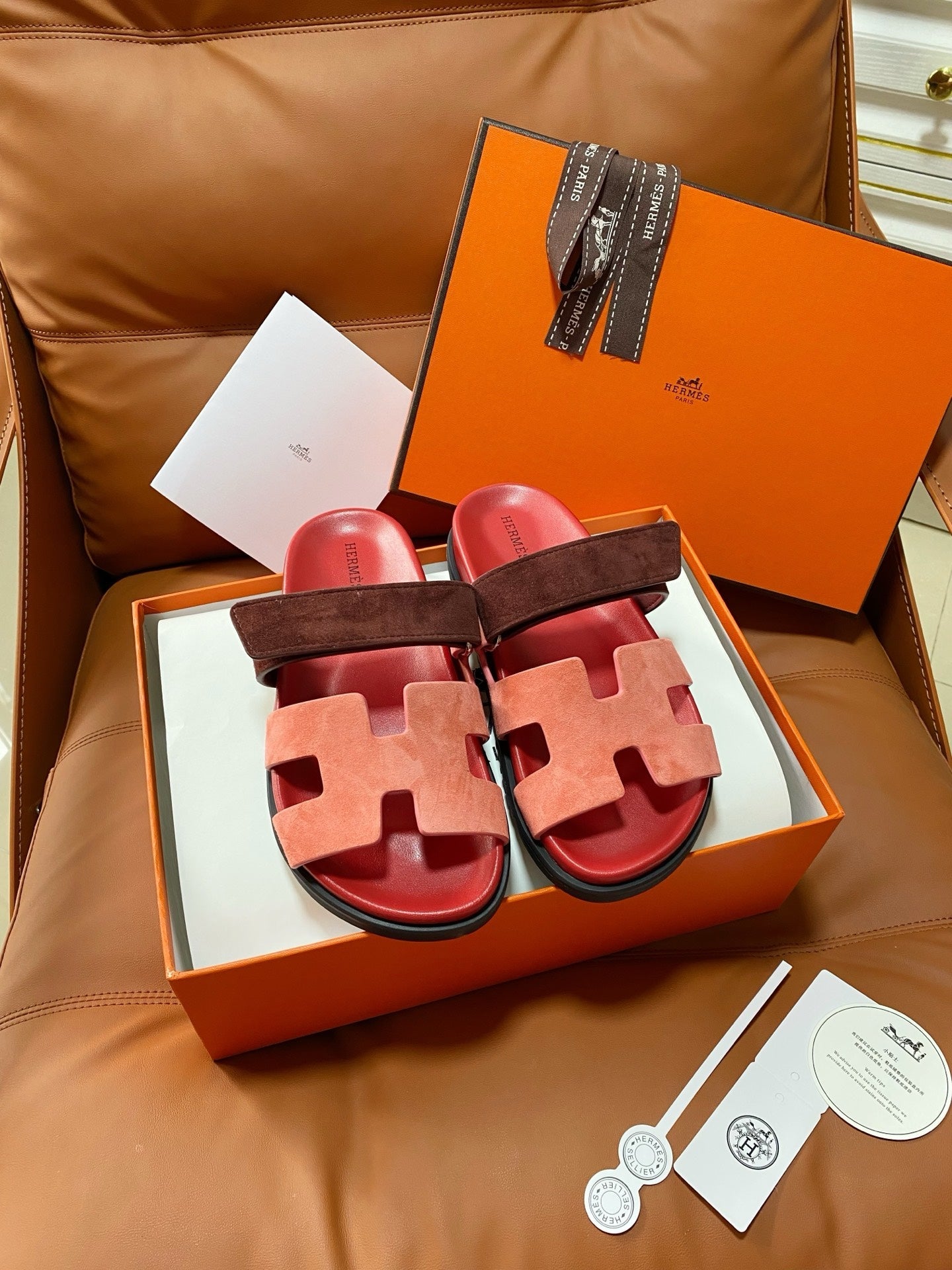 Hermes 2026 Chypre Sandal Suede Leather 928518