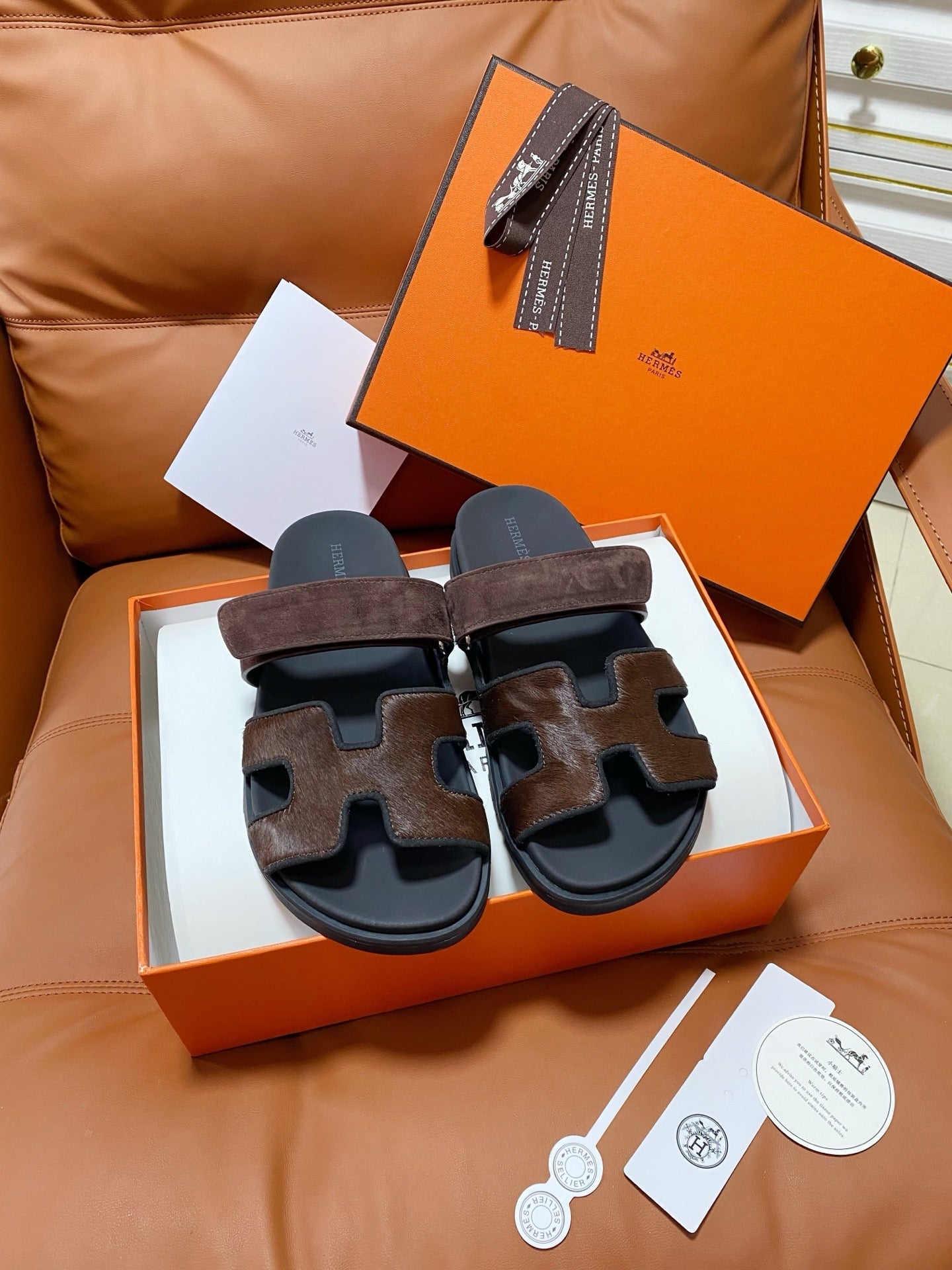 Hermes 2026 Chypre Sandal Ponyhair With Cowhide 928484
