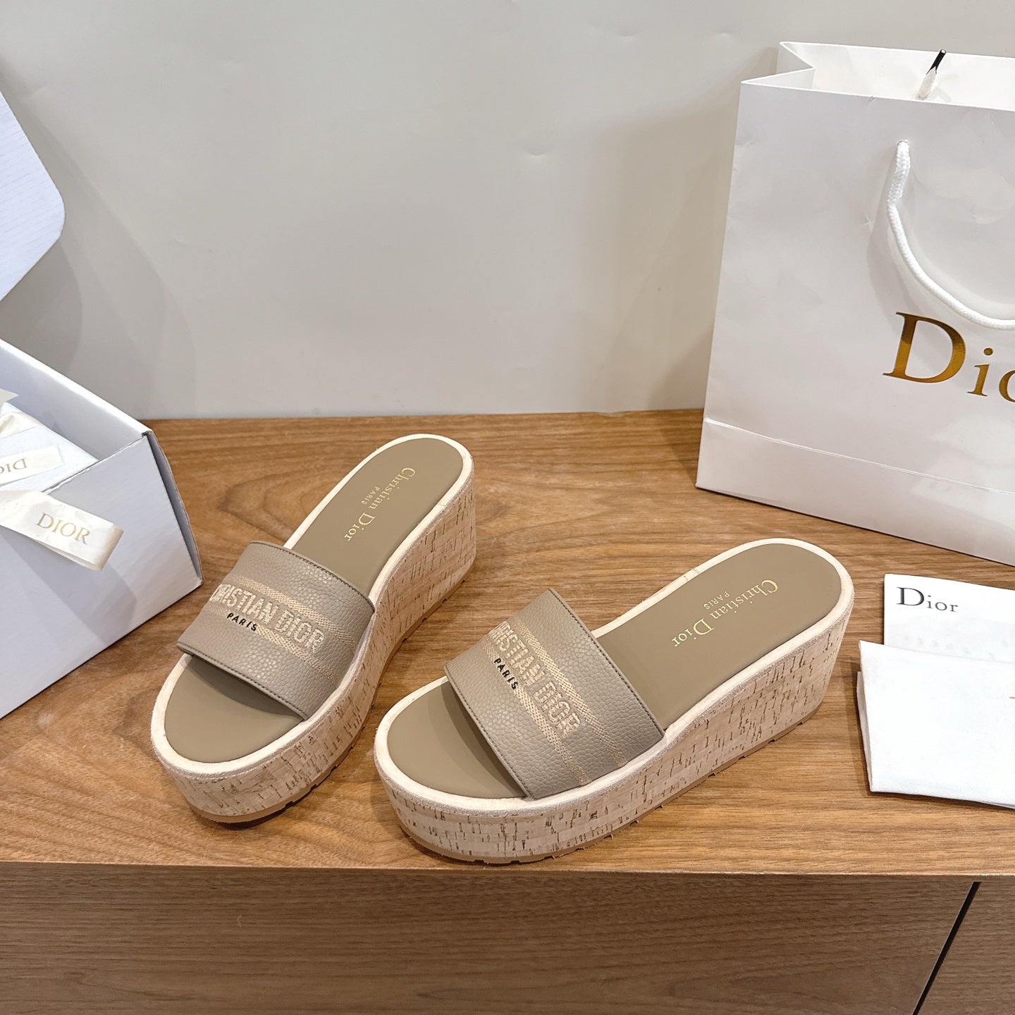 Dior 2026 Platform Sandals 80mm Cowhide 911773