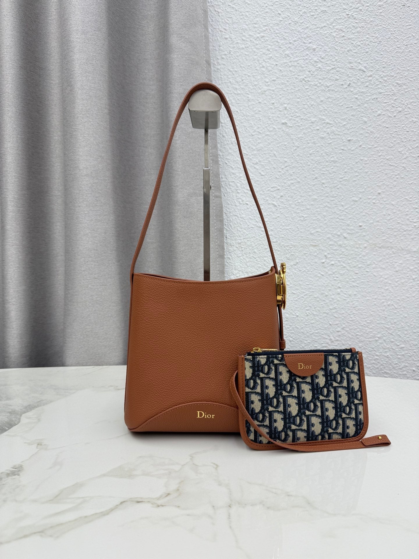 Dior 2026 Medaillon Bucket Bag 19.5cm Calfskin