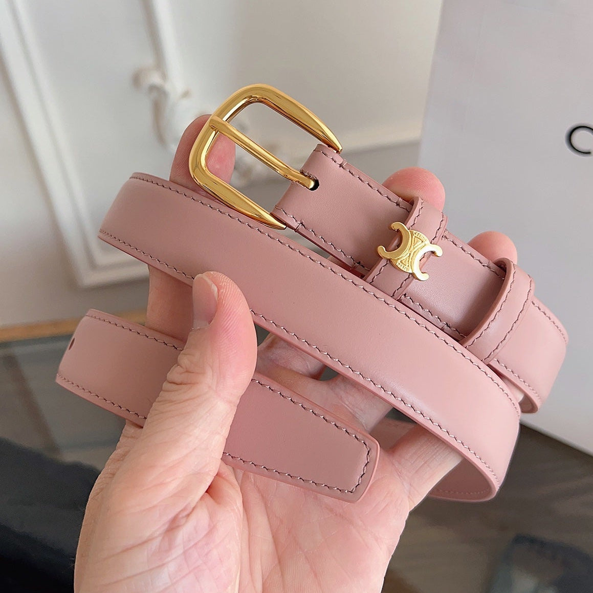Celine 2026 Vivienne Belt Leather 194277