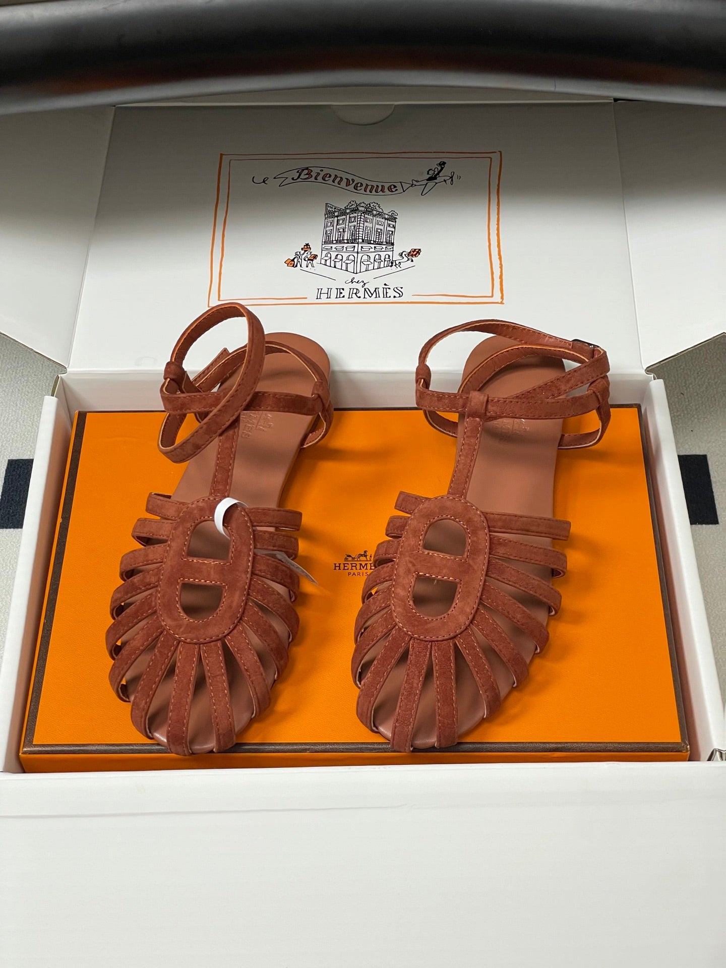 Hermes 2026 Sandal Suede Calfskin 903008