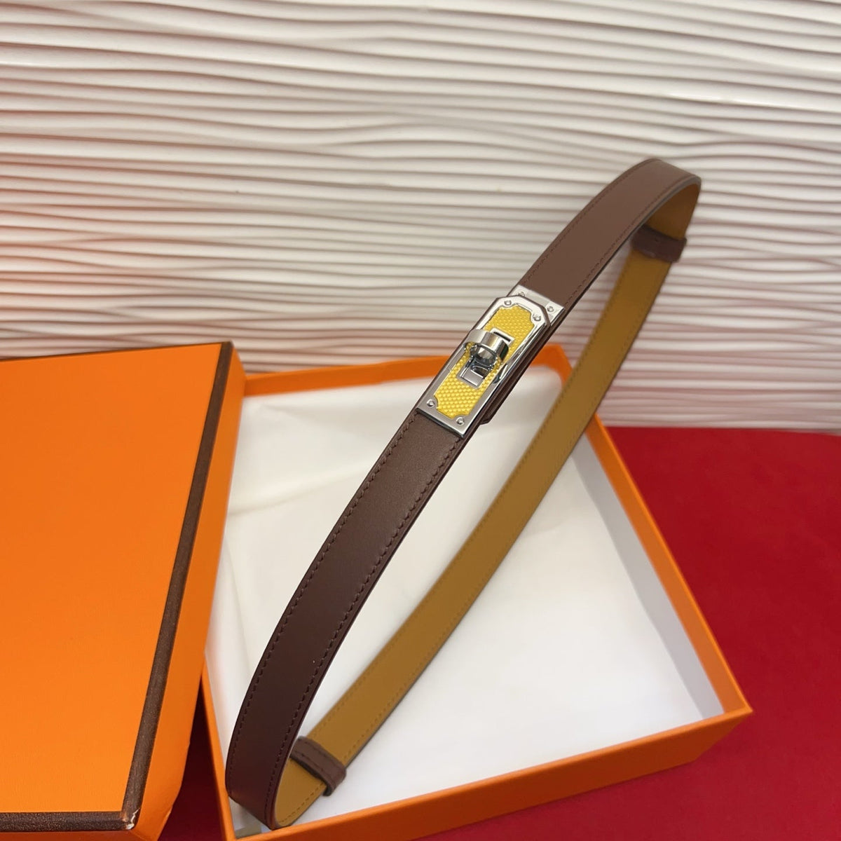 Hermes 2026 Kelly Splas'H 18 Belt Leather 211065