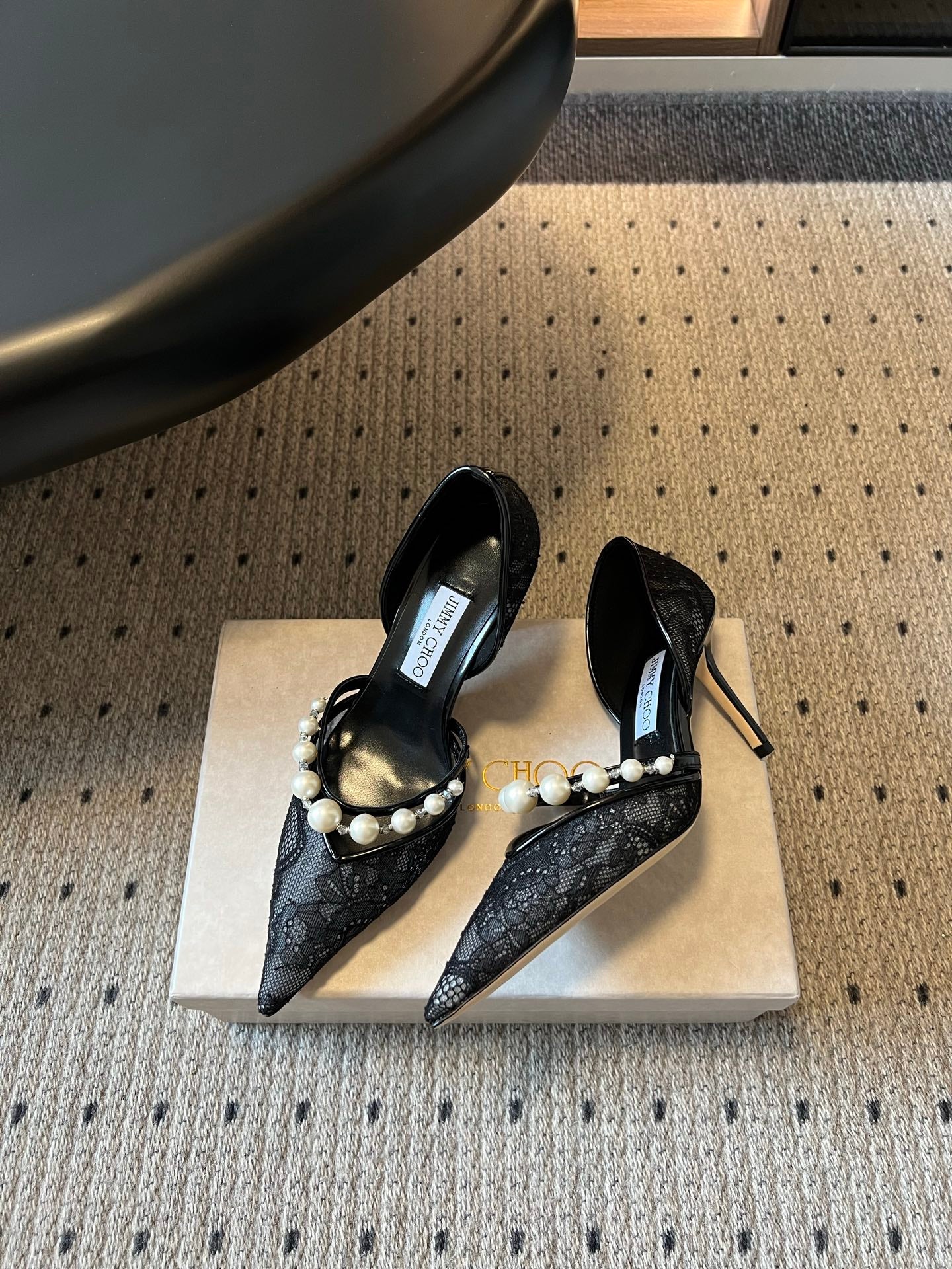 Jimmy Choo 2026 Aurelie Pumps 85mm Lace 933902