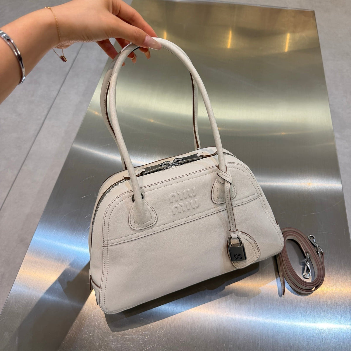 MiuMiu 2026 Vivant Bag Nappa Leather