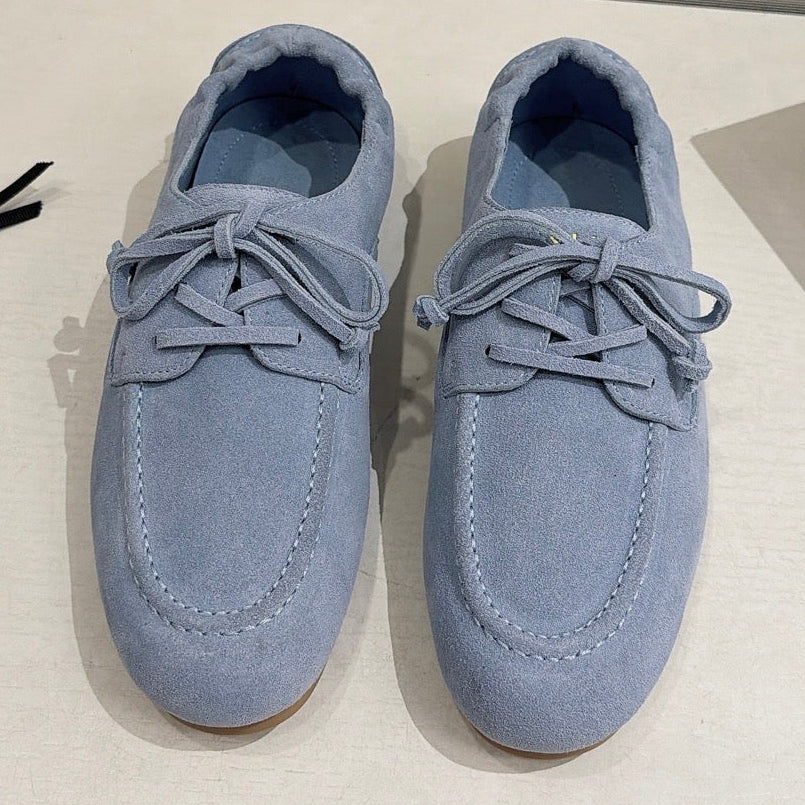 Celine 2026 Birkenstock Lace-Up Loafers Suede 101086