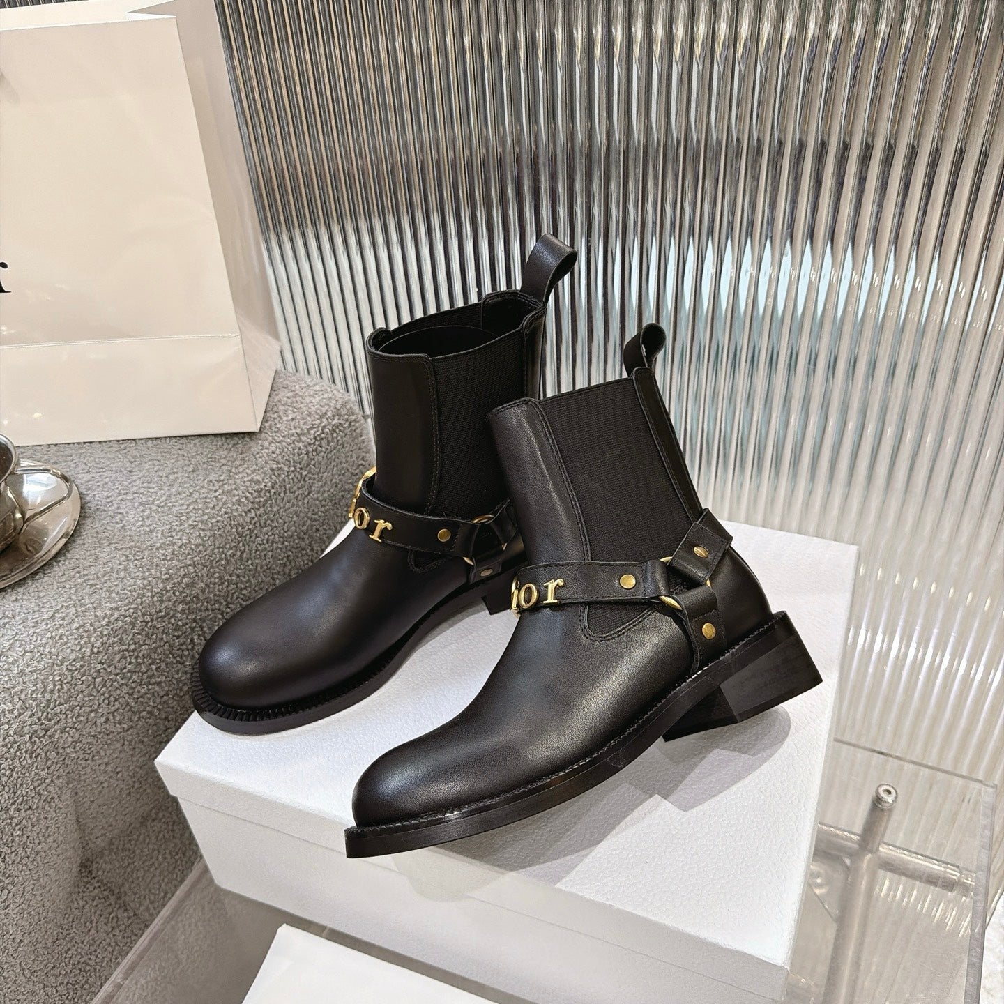 Dior 2026 Boots 35mm Suede Calfskin 927509