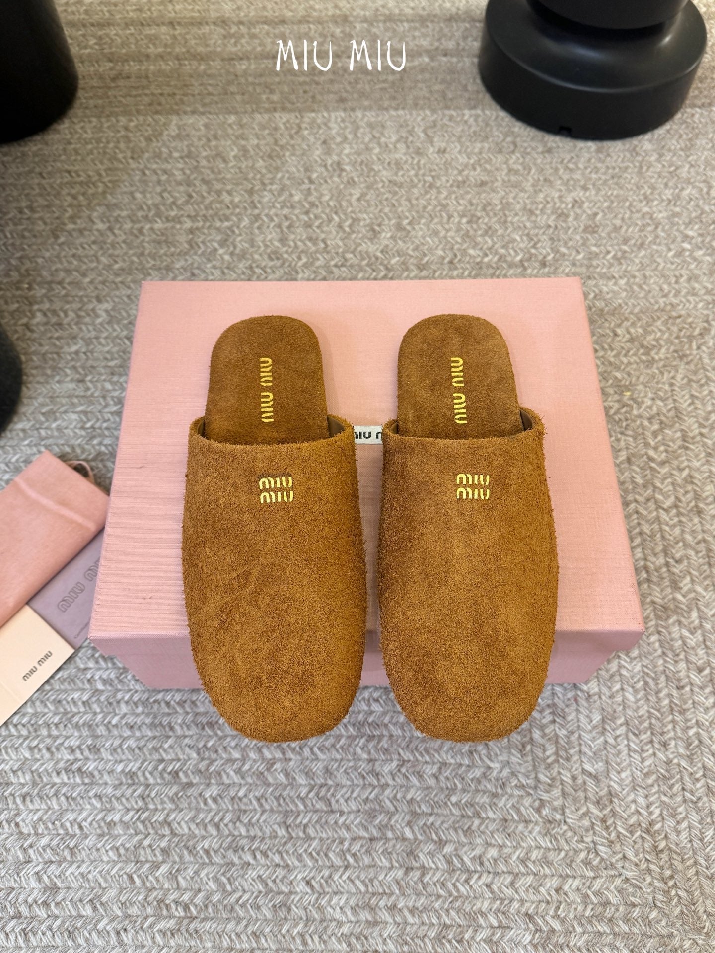 Miumiu 2026 Mules Suede 941987