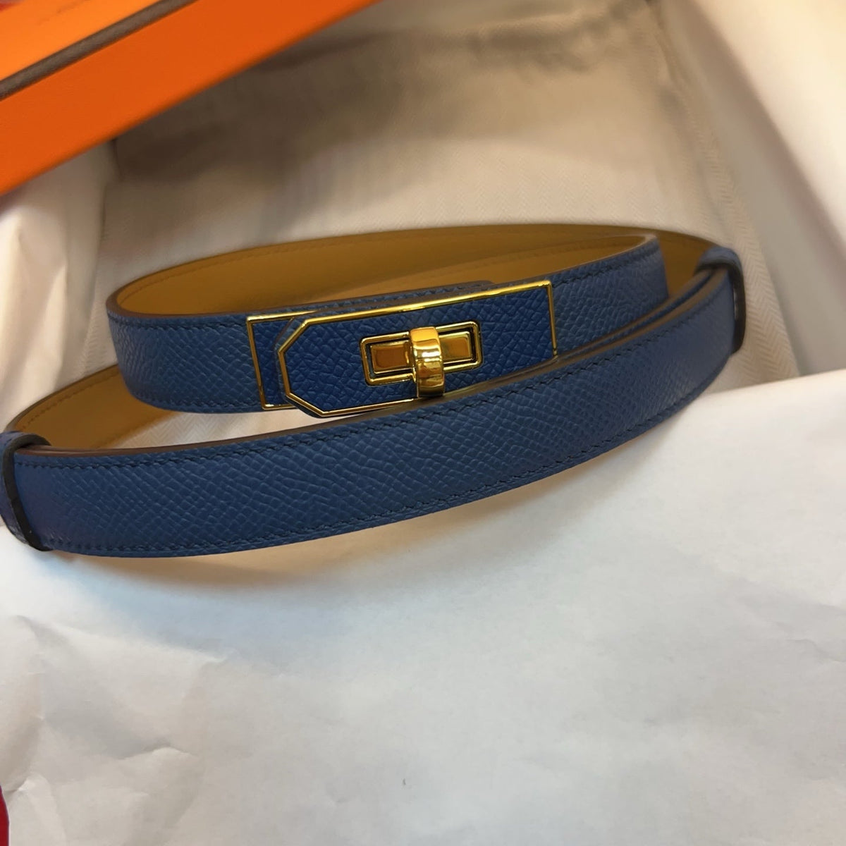 Hermes 2026 Kelly 18 Belt Epsom Calfskin 212464