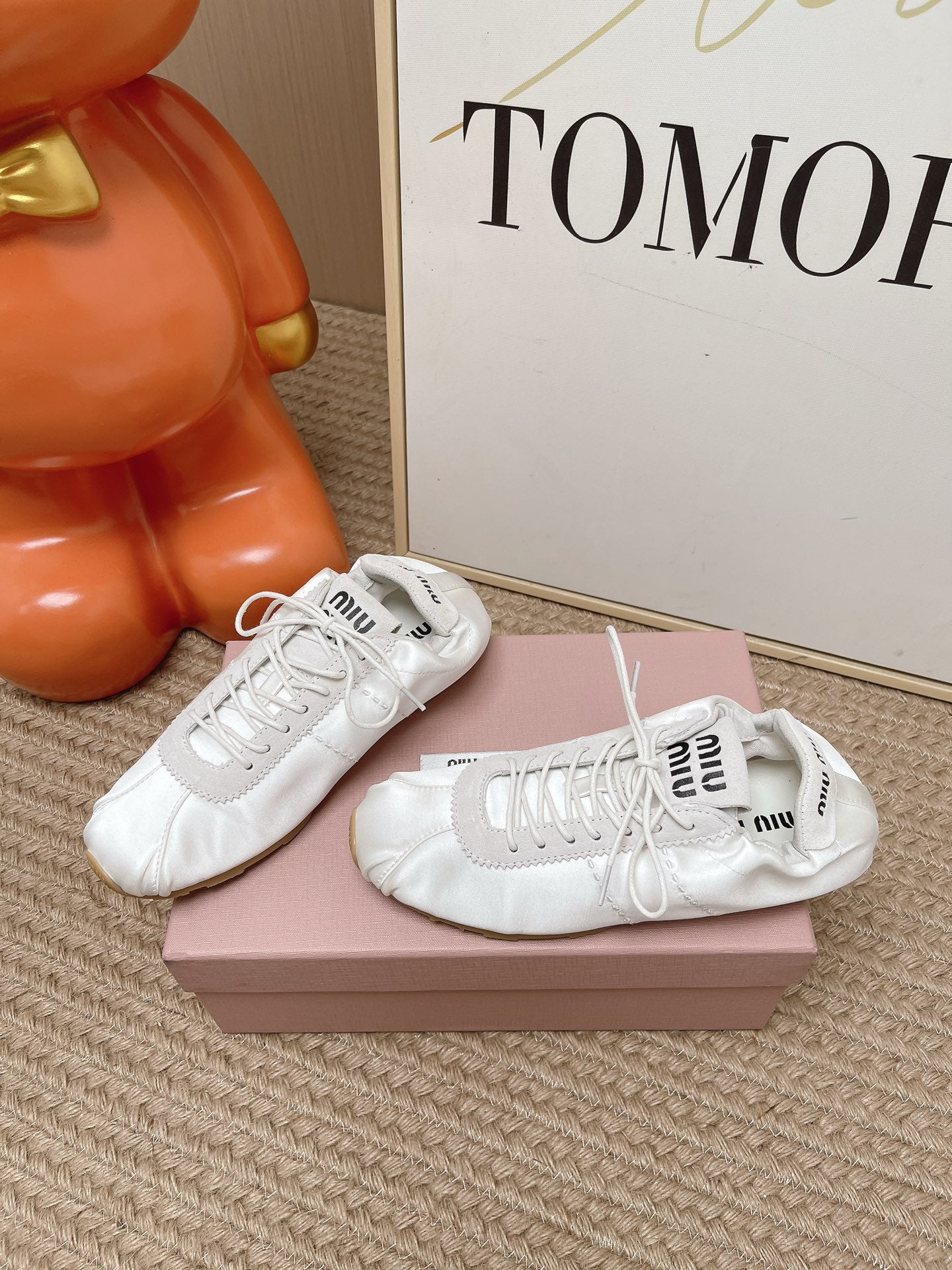 Miumiu 2026 Plume Sneakers Satin 950922
